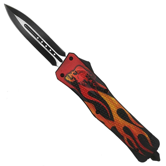 Best OTF Automatic Knives for Sale - "Flames" OTF Knife | $5 Shipping