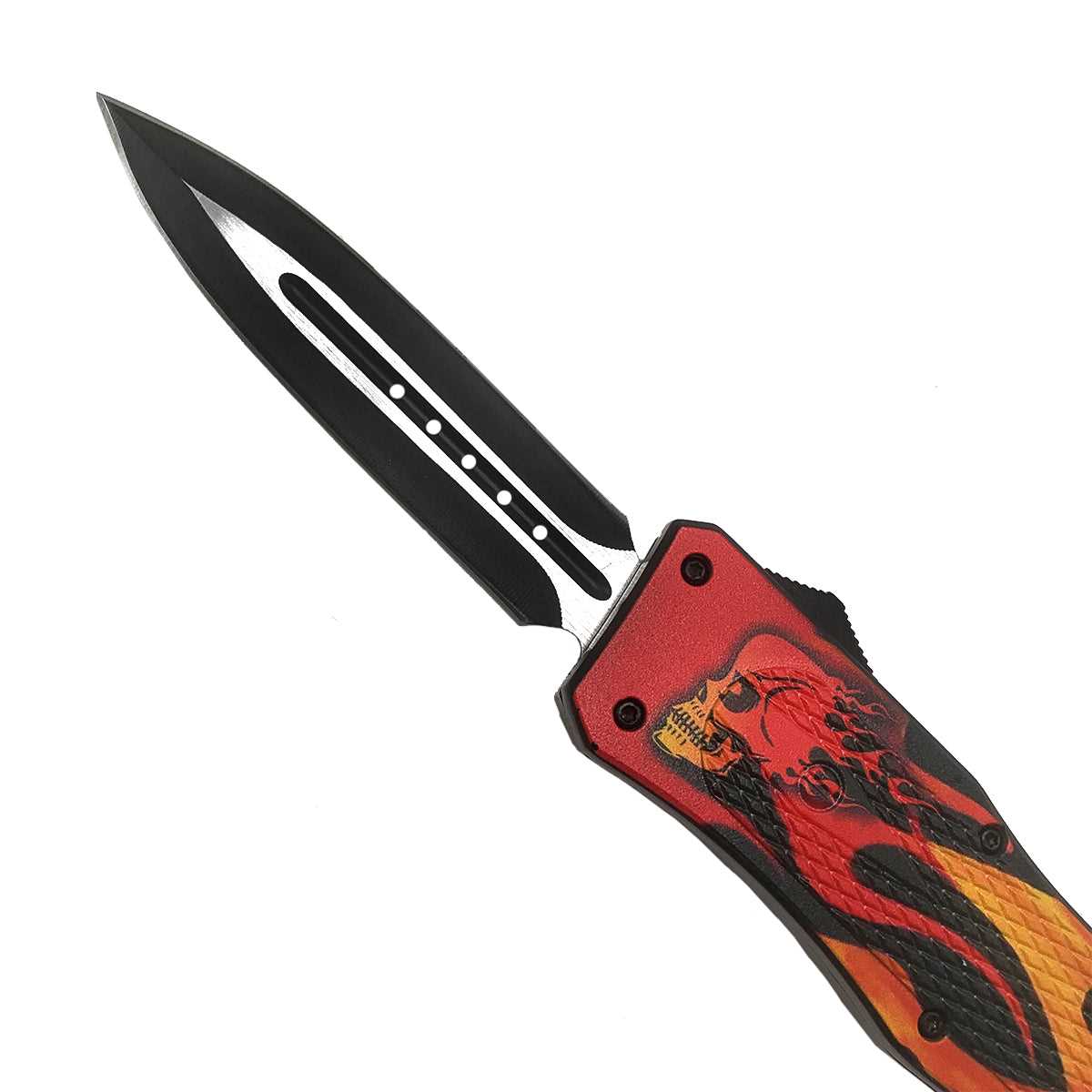 Best OTF Knives for Sale - Buy OTF Knife "Flames" | $5 Shipping