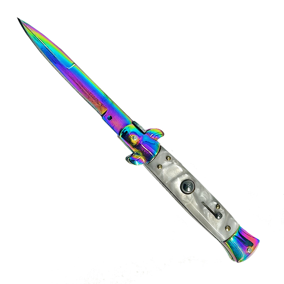 Switchblade Knife - Shop "Classico" Rainbow Switchblade.