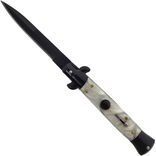 Switchblade - "Classico" Faux Marble Automatic Knife Switchblade Knife