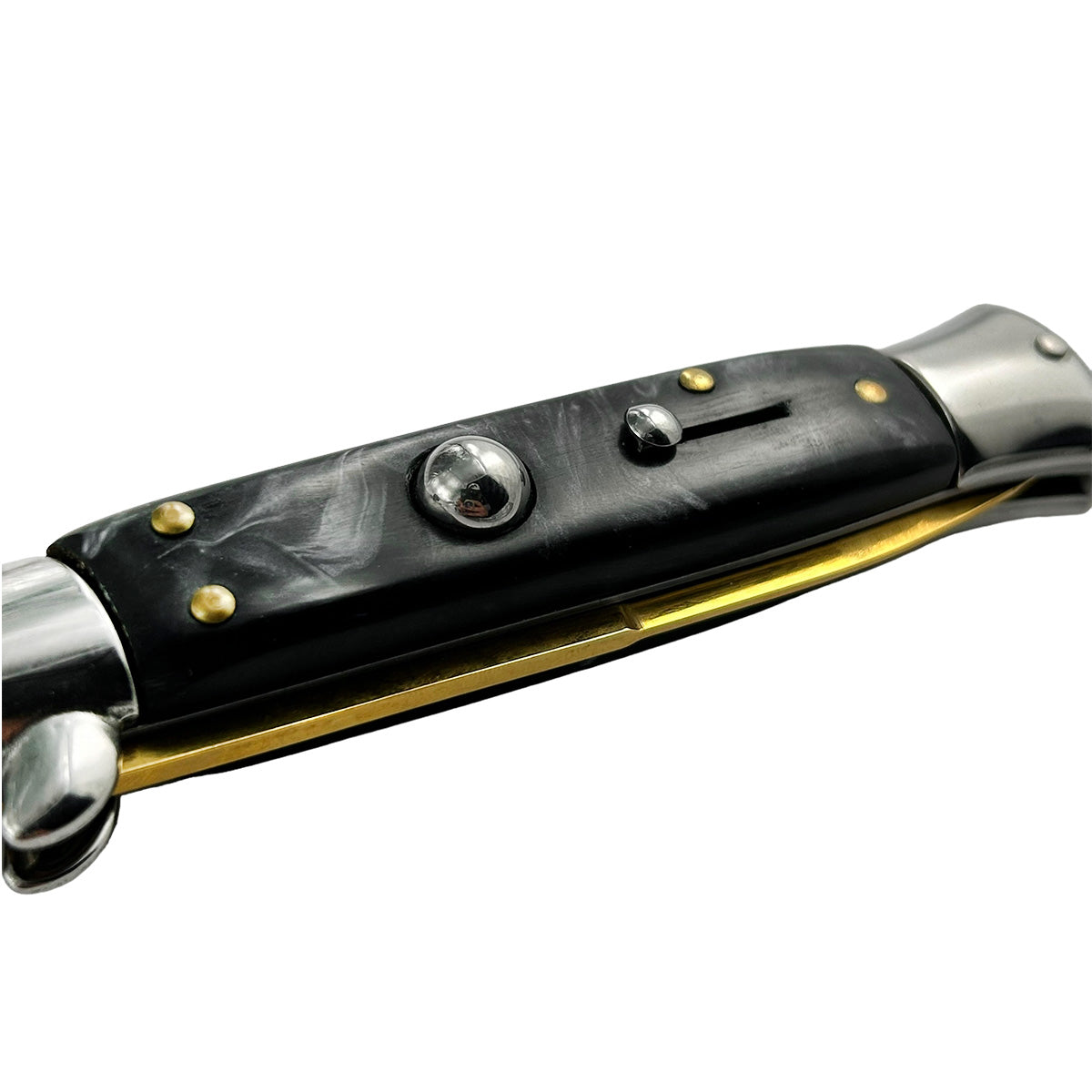 Best Switchblade Under $50 - "Classico" Gold Blade Switchblades