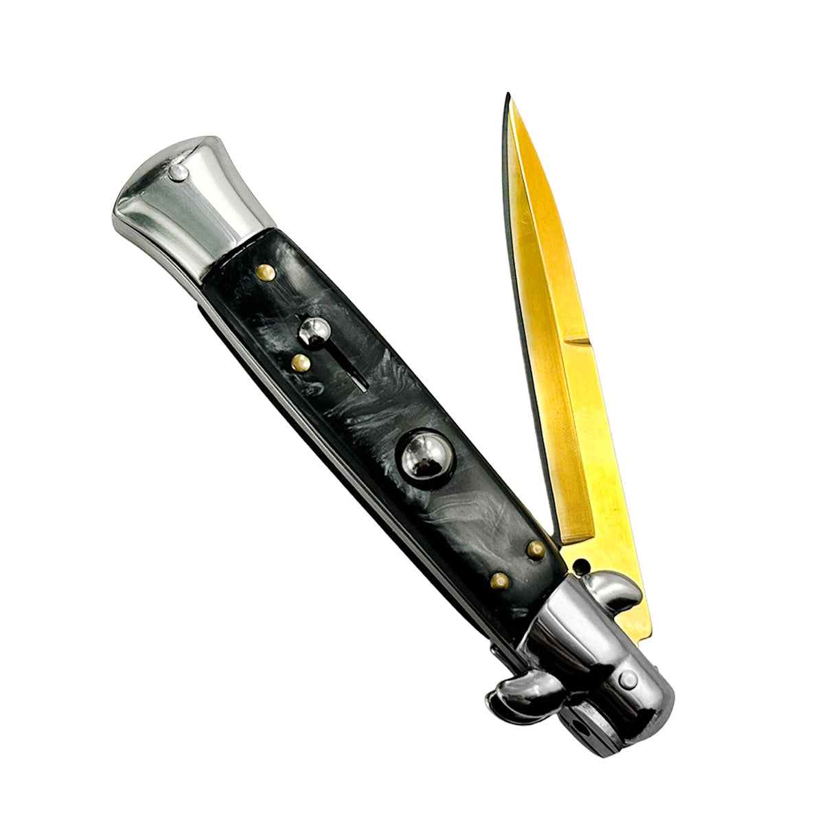 Best Switchblade Under $50 - "Classico" Gold Blade Switchblades