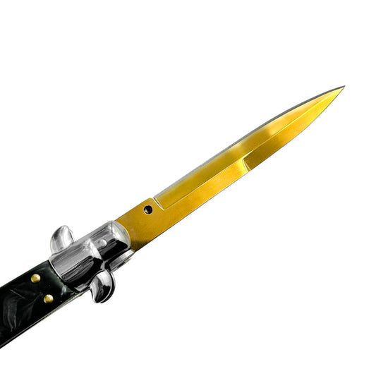 Best Switchblade Under $50 - "Classico" Gold Blade Switchblades