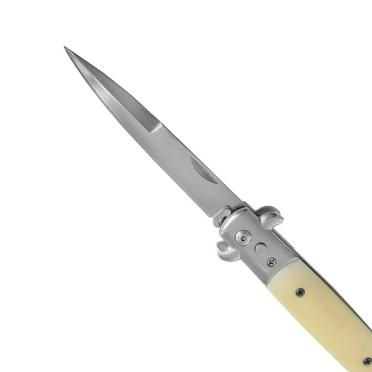 Best Switchblade Under $50 | "Polished" Ivory Handle Switchblade