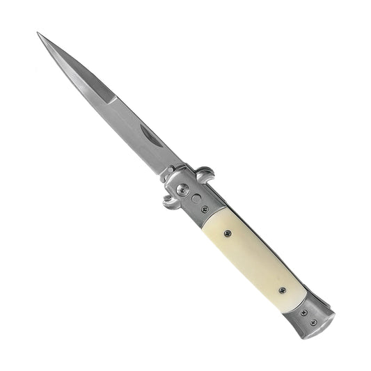 Best Switchblade Under $50 | "Polished" Ivory Handle Switchblade