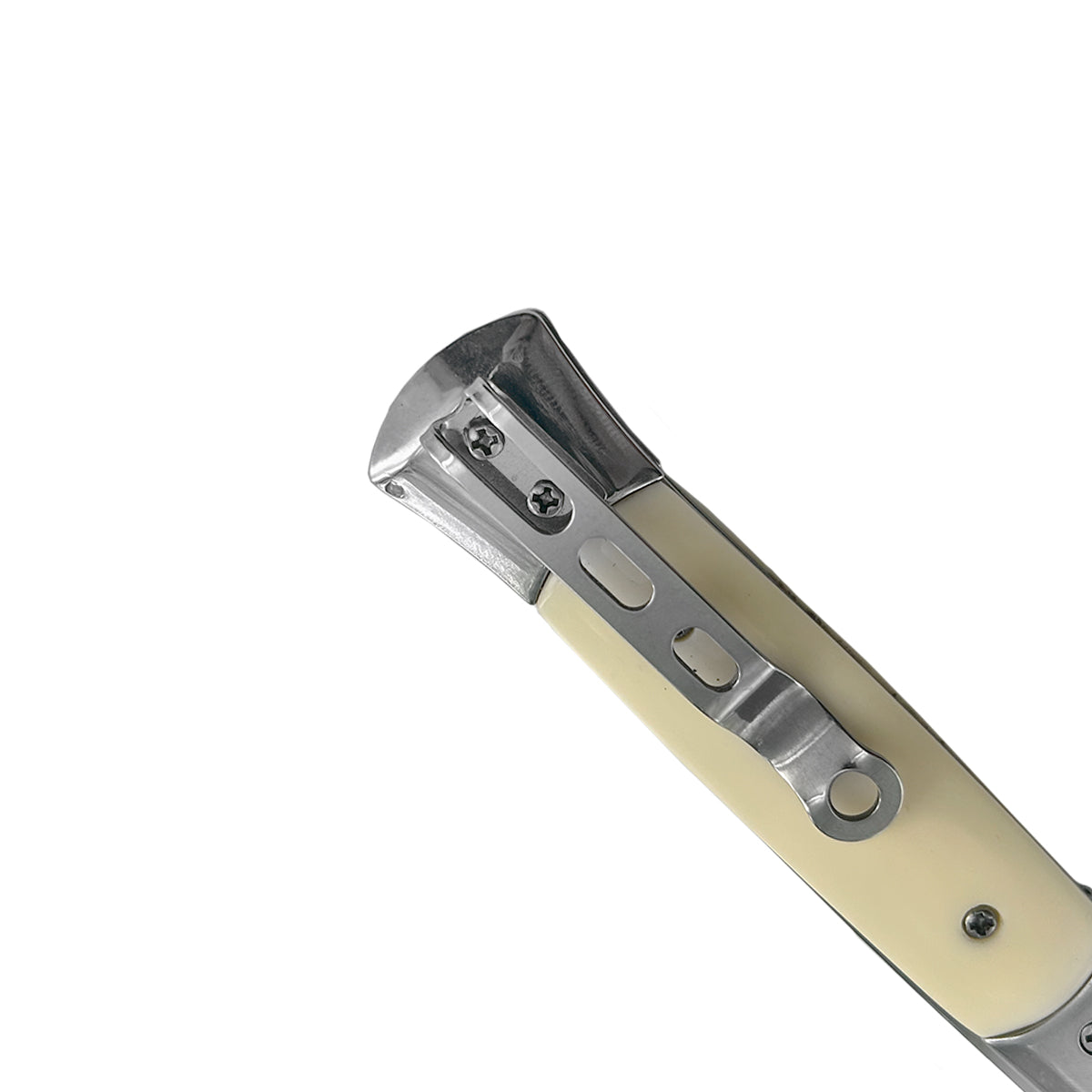 Best Switchblade Under $50 | "Polished" Ivory Handle Switchblade