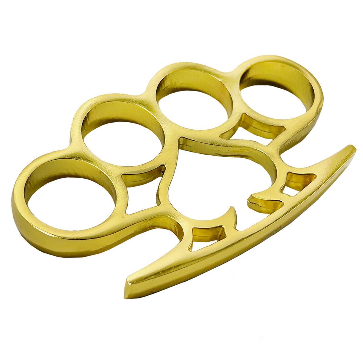 Brass Knuckles for Sale - "Ace of Spades" Gold Knuckle Dusters