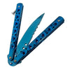 Butterfly Knives for Sale - ‘Baby Shark’ Blue Butterfly Knife