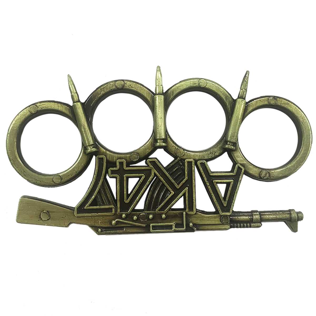 Buy "AK47" Brass Knuckles Online - Brass Knuckles for Sale.