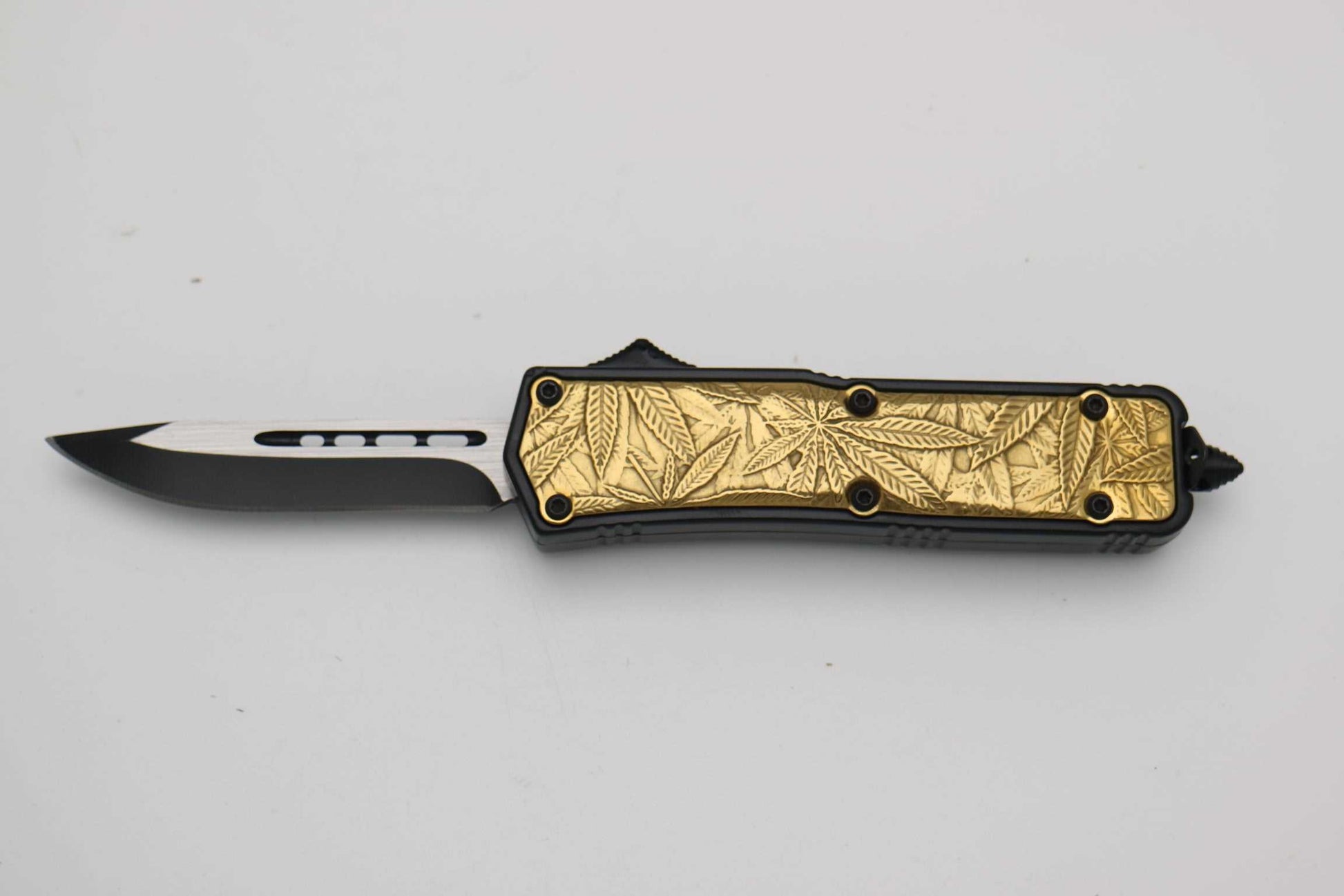 "Herbalist" Gold OTF Knife