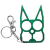 Buy Cat Knuckles - Green Metal Cat Knuckles Self Defense Keychain.