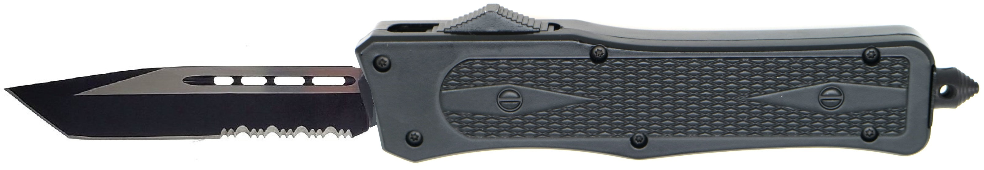 Tanto Serrated OTF Knife – CS Tactical Edge