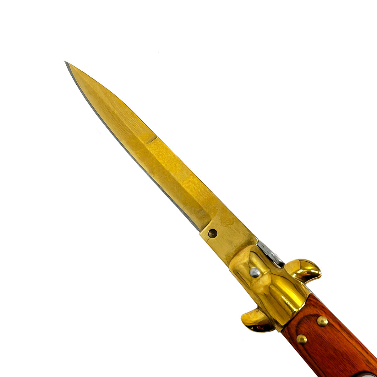 Stiletto Switchblade Knife - "Classico" Wood Stiletto Switchblades 