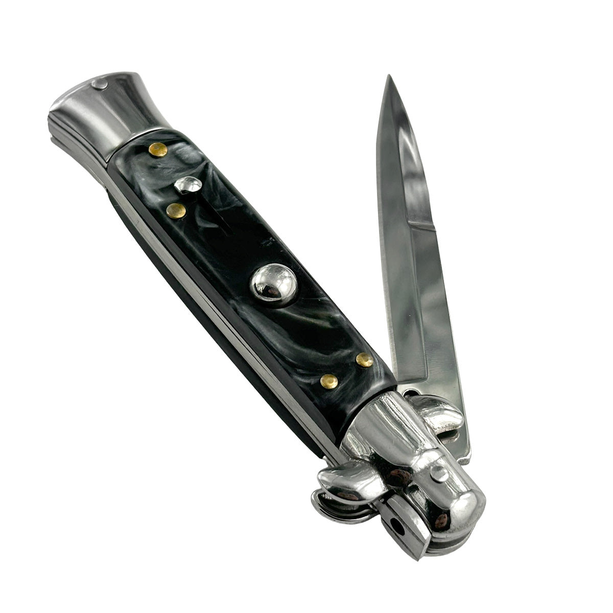 Switchblade - "Classico" Silver Blade Switchblades for Sale-3