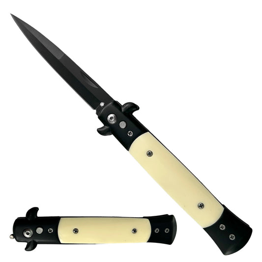 Switchblade - "Polished" Black Blade Switchblades for Sale