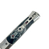 Switchblade - White Dragon / Cross Automatic Switchblade Knife