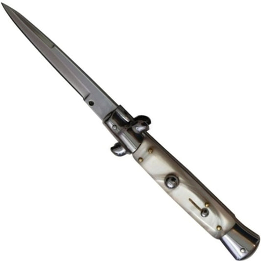 Switchblade Knife - "Classico" Silver Blade Switchblades for Sale