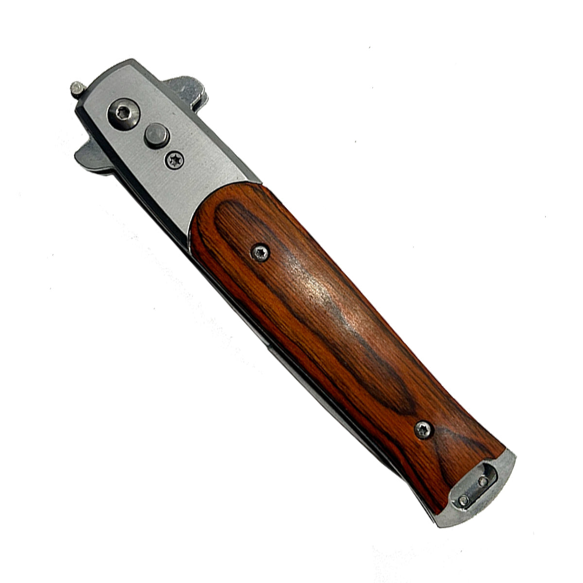 Switchblade Knife ‘Basico’ Wood Handle for Sale | CS Tactical Edge