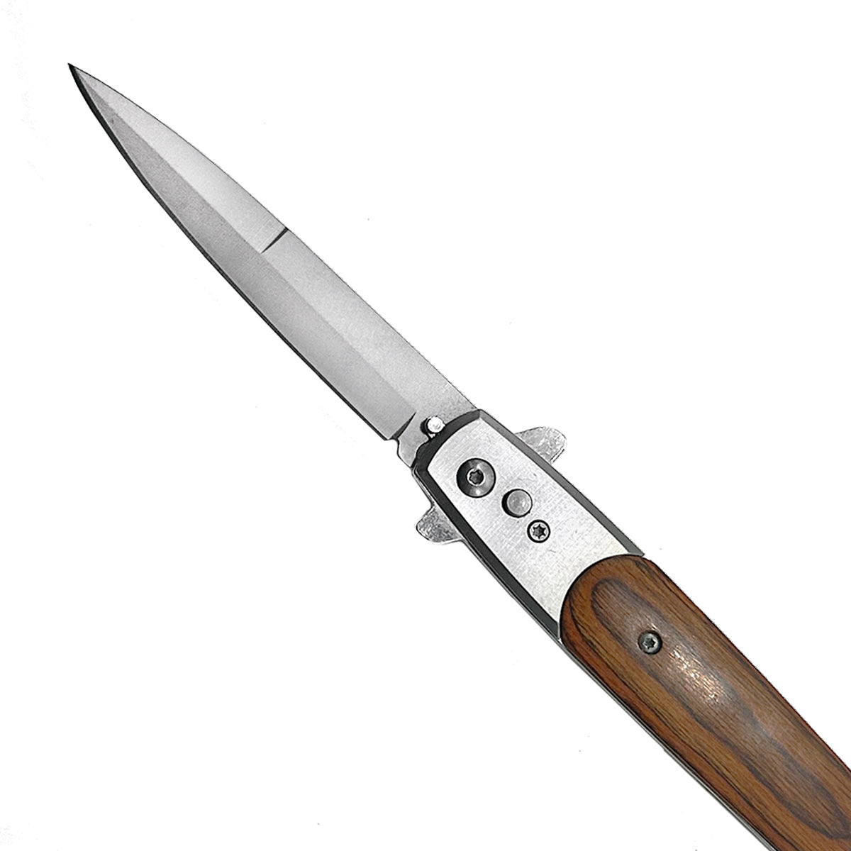 Switchblade Knife ‘Basico’ Wood Handle for Sale | CS Tactical Edge