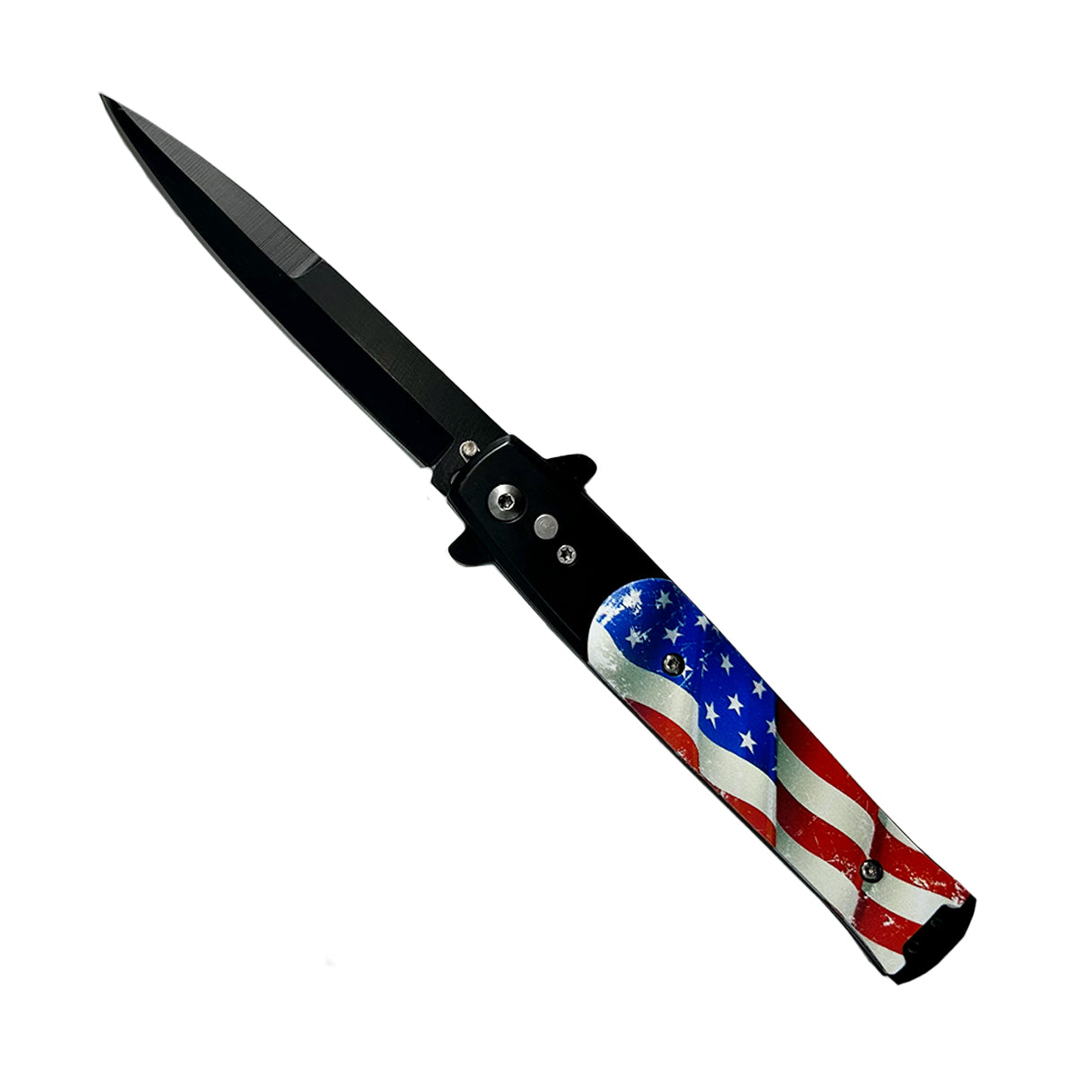 Switchblades - "Basico" USA Flag Automatic Switchblade Knife