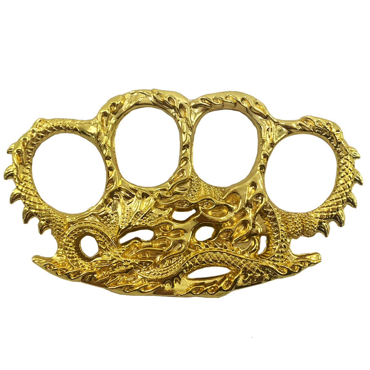 Gold Dragon Brass Knuckles